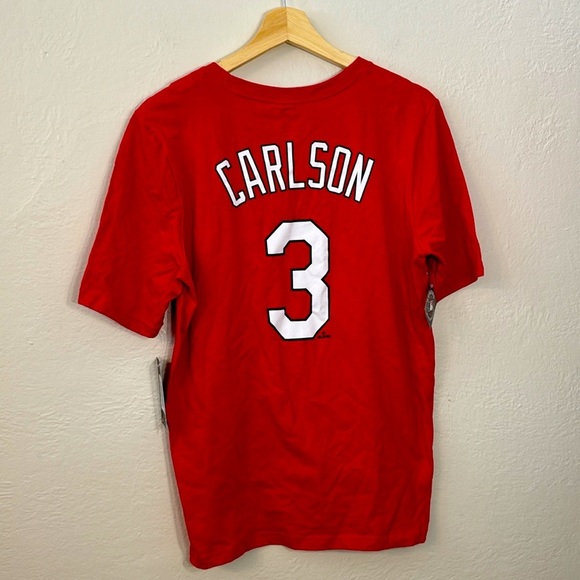 NWT Nike MLB Youth XL 18-20 St. Louis Cardinals Carlson Dylan Cotton Crew Tee - Picture 2 of 6